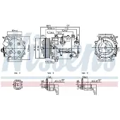 Nissens Kompressor för luftkonditionering 891201