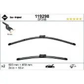 SWF Torkarblad Visioflex 119298, 600/450mm, Front, 2 Stycke