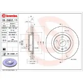 Brembo Bromsskiva 09.D892.11 fram, ventilerad, höggradigt förkolnad, 1 Stycke