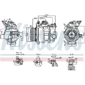 Nissens Kompressor för luftkonditionering 890793