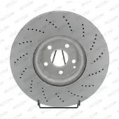 FERODO Bromsskiva DDF2610C-1 fram, ventilerad, 1 Stycke