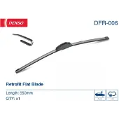 Denso Torkarblad DFR DFR-006, 550mm, Front, 1 Stycke