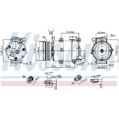 Nissens Kompressor för luftkonditionering 890788