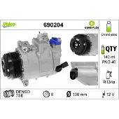 Valeo Kompressor, luftkonditionering 690204