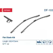 Denso Torkarblad DF DF-103, 600/475mm, Front, 2 Stycke