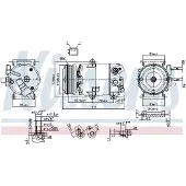 Nissens Kompressor för luftkonditionering 890588