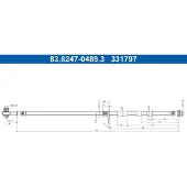 Ate Bromsslang 83.8247-0489.3