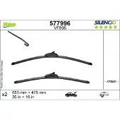 Valeo Torkarblad Silencio 577996, 650/475mm, Front, 2 Stycke