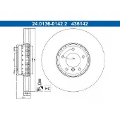 Ate Dubbel bromsskiva 24.0136-0142.2, 1 Stycke
