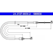Ate Handbromsvajer 24.3727-0830.2