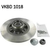 Skf Bromsskiva VKBD 1018 bak, full, 1 Stycke