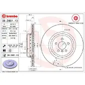 Brembo Bromsskiva 09D90113 bak, ventilerad, höggradigt förkolnad, 1 Stycke