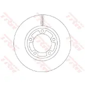 TRW Bromsskiva DF6712 fram, ventilerad, 1 Stycke