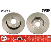 TRW Bromsskiva DF2766 TRW