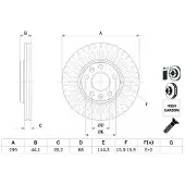 Bosch Bromsskiva 0 986 479 E77