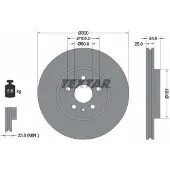 Textar Bromsskiva 92243303 fram, ventilerad, 1 Stycke