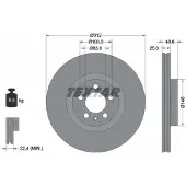 Textar Bromsskiva 92303303 fram, ventilerad, 1 Stycke
