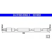Ate Bromsslang 24.5102-0362.3