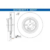 Ate Bromsskiva 24.0122-0317.1, 1 Stycke