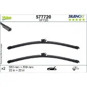 Valeo Torkarblad Silencio 577720, 550mm, Front, 2 Stycke