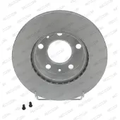 FERODO Bromsskivor DDF768C fram, ventilerad, 2 Stycke