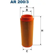 FILTRON Luftfilter AR200/3