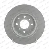 FERODO Bromsskivor DDF1876C bak, full, 2 Stycke