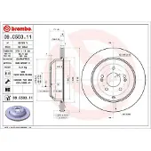 Brembo Bromsskiva 09C50311 bak, ventilerad, höggradigt förkolnad, 1 Stycke