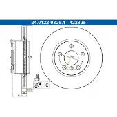 Ate Bromsskiva 24.0122-0325.1, 1 Stycke