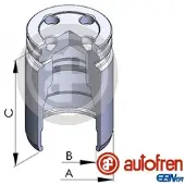 AUTOFREN SEINSA Kolv, bromsok D025241, bak
