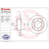 Brembo Bromsskiva 08.9794.60, 1 Stycke