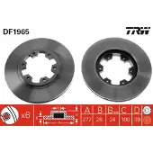 TRW Bromsskiva DF1965 fram, ventilerad, 1 Stycke