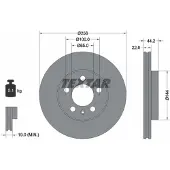 Textar Bromsskiva 92303803 fram, ventilerad, 1 Stycke