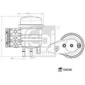FEBI BILSTEIN Bränslefilter 186040