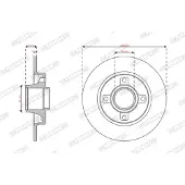FERODO Bromsskiva DDF2929-1, 1 Stycke
