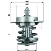 MAHLE ORIGINAL Termostat, kylvätska TX 63 83