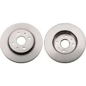 TRW Bromsskiva DF6407 fram, ventilerad, 1 Stycke