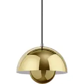&tradition Taklampa &Tradition, Flowerpot VP1, dimbara, Guld / mässing, Vardagsrum, Metall, Design