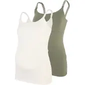 Mamalicious Topp 'MLKerrie' jade / vit
