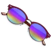 Ray-Ban RB4246 Clubround solglasögon unisex 51x19x145 mm, färgad