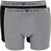 Emporio Armani Boxershorts gråmelerad / svartmelerad