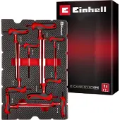 Einhell T-Griff Schraubendreher-Set 9-tlg. Einleger Pad 370526 Inlägg 9 delar