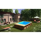 Gre Accessories Evora Plus Rectangular Wooden Pool´s Foder