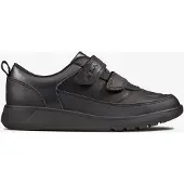 Clarks Scape Flare K Svarta Läder Skor