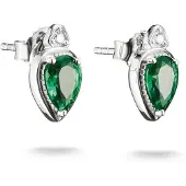 Thomas Sabo ELYNDRA gröna silverörhängen 12 mm H2333-166-6
