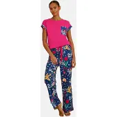 Love & roses Pyjamas marinblå / gul / rosa