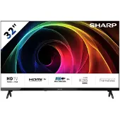 Sharp TV LED 32" HD Ready svart med Hotel TV-läge - 3 HDMI, 2 USB