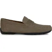 Geox U KOSMOPOLIS + GRIP läder loafers för män i taupe