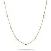 Thomas Sabo ELYNDRA förgyllt halsband KE2340-414-14-L50V