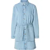 Calvin Klein Belted Denim Shirt Dress